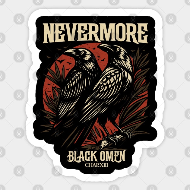 NEVERMORE Sticker by artslaves